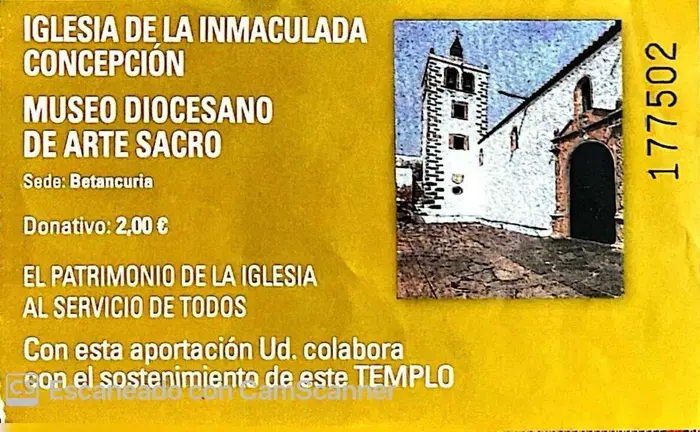 Iglesia de La Inmaculada Concepci&oacute;n, Betancuria