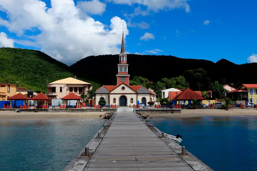 Anses d'Arlet village, Martinique, west indies