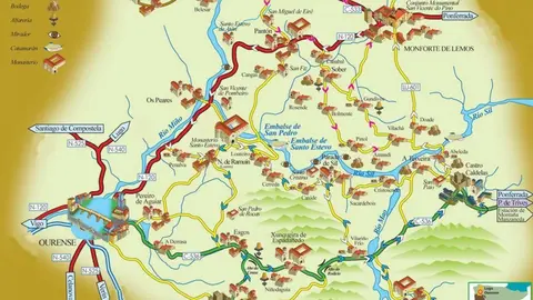 Mapa Ribeira sacra