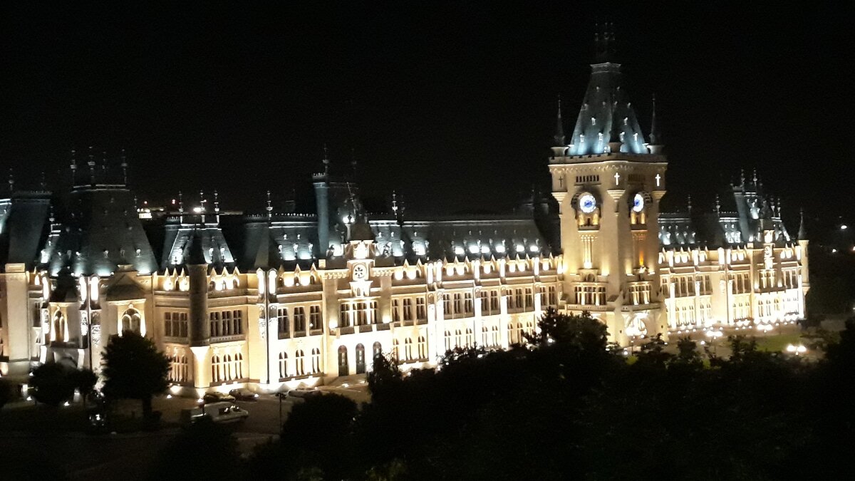 Palace of Culture by night